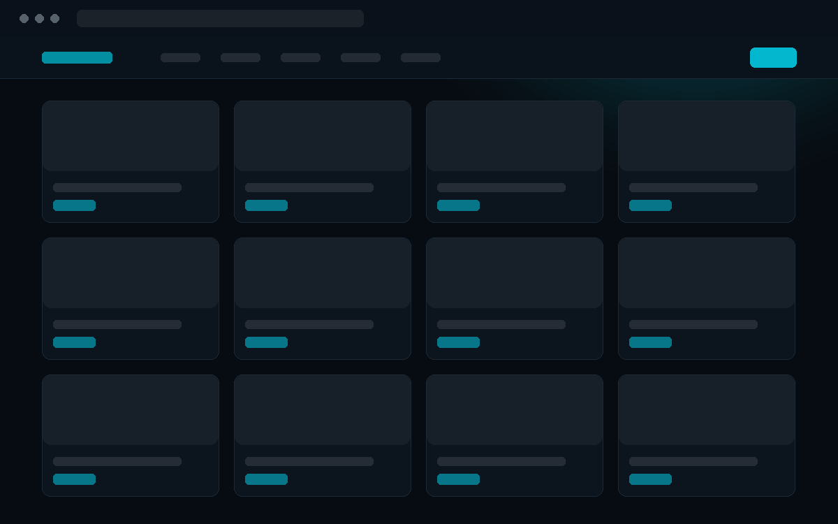 Example layout: Shop — catalogue