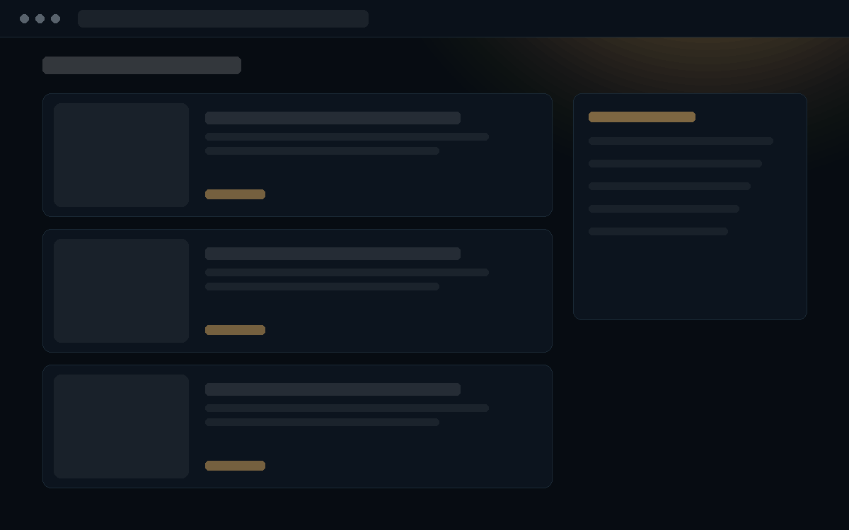 Przykładowy układ: Portal, blog