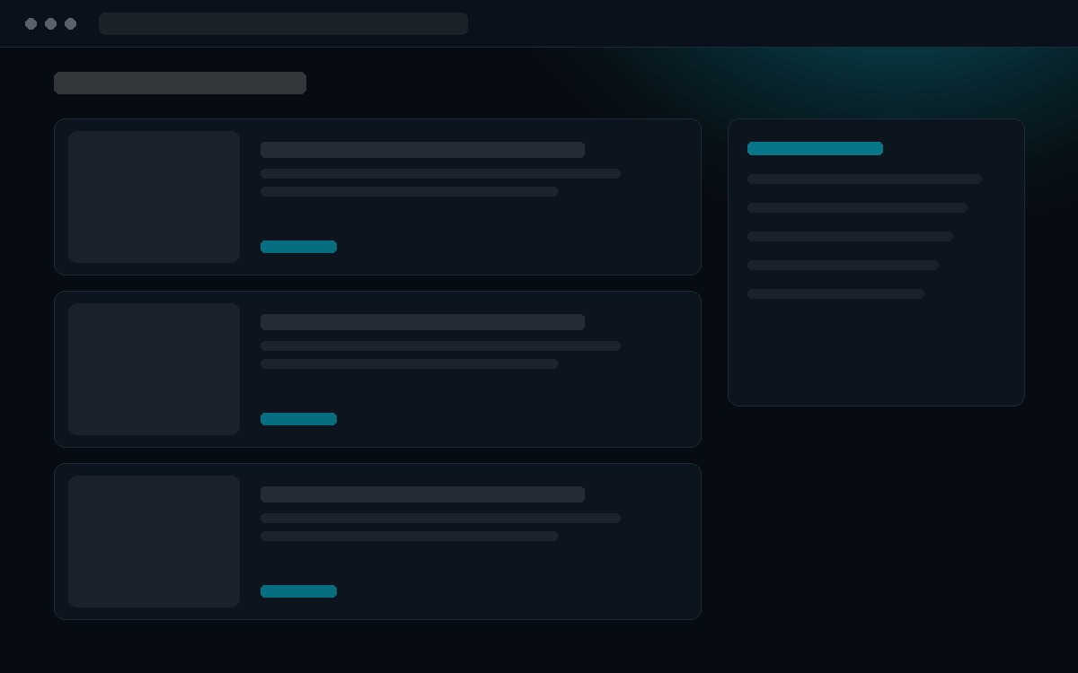Przykładowy układ: Portal, blog